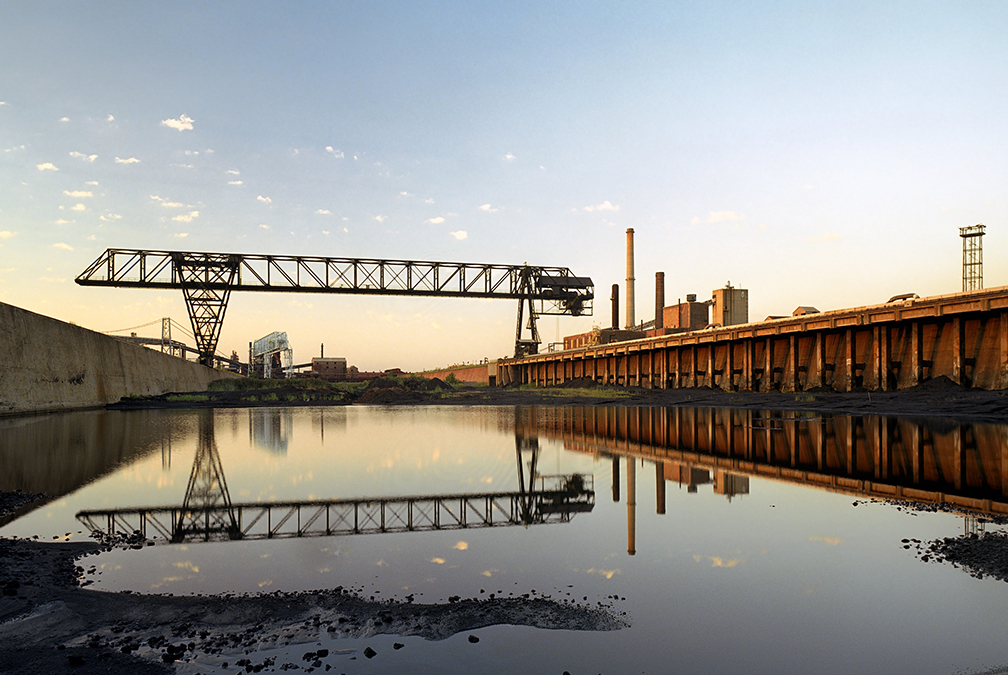 Lost steel bridge yard